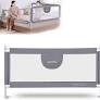 Photo 1 of  Bed Rail for Toddlers, Baby Bed Rail Guard for Full Size Bed, Twin Bed Safety Bedrail for Toddler Kids - Double Side Child Lock for Easy Lifting and Extra Y-Shape Strap for More Stablity