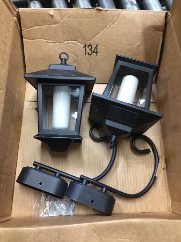 Photo 1 of 2 pcs house lights - missing hardware 