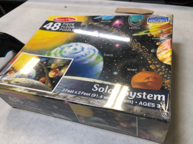 Photo 1 of 48 pc SOLAR SYSTEM 3FT X 2 FT FLOOR PUZZLE 