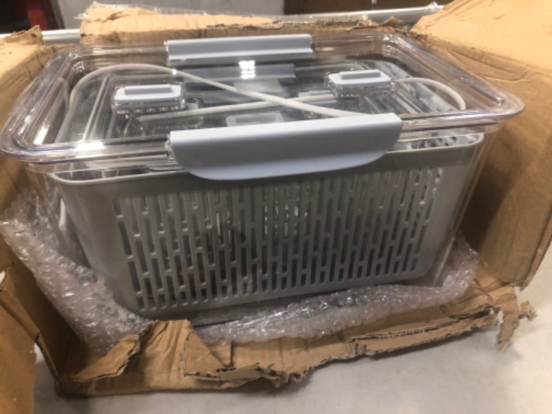 Photo 1 of 3 PIECE SALAD CONTAINER RECTANGULAR