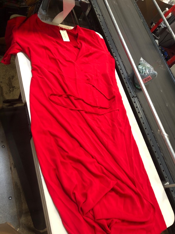 Photo 2 of 2xl tie dress red