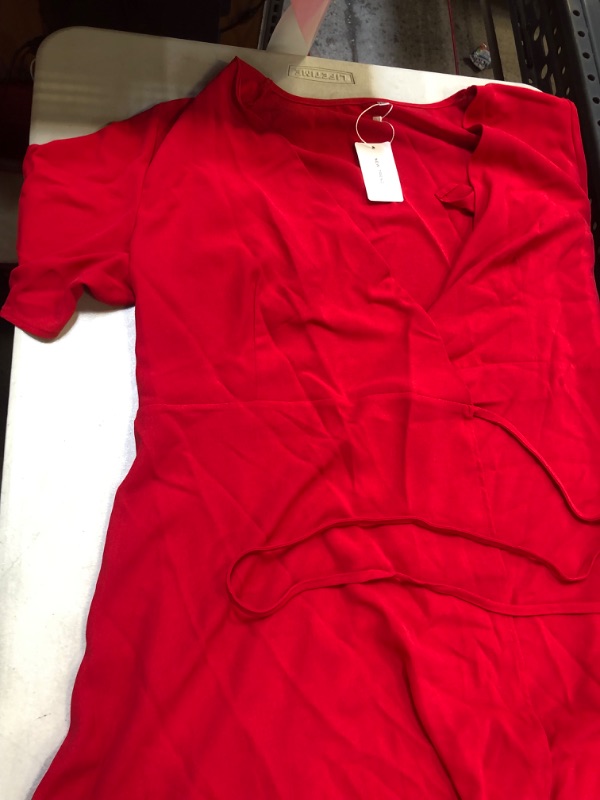 Photo 1 of 2xl tie dress red