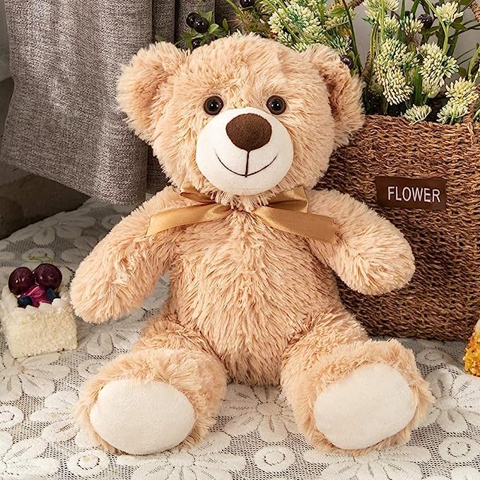 Photo 1 of  Stuffed Teddy Bear (Mocha Brown)
