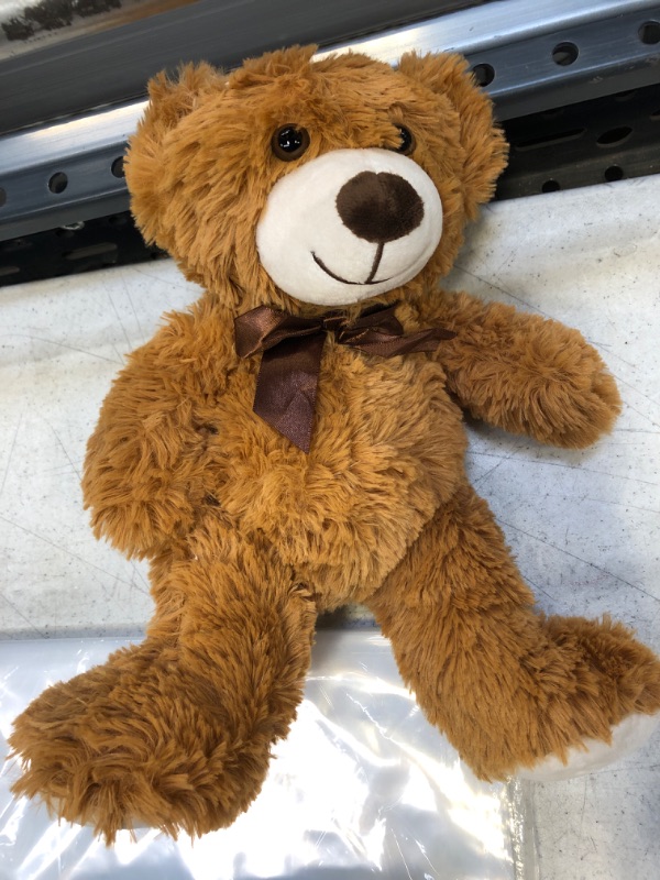 Photo 2 of  Stuffed Teddy Bear (Caramel Brown)
