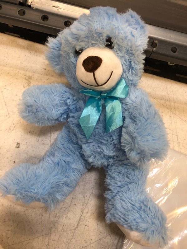 Photo 2 of  Stuffed Teddy Bear (Sky Blue)
