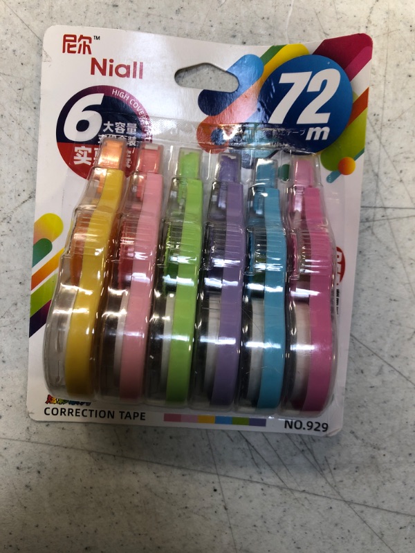 Photo 1 of Correction tape - 6 Count 72m