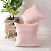 Photo 1 of 2Pieces 20x20 inches velvet Décor Pillow Covers Pink
