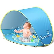 Photo 1 of  Baby Beach Tent, Baby Pool Tent, UV Protection Infant Sun Shelters Beach Shade Tent, Pop Up Baby Tent for Beach