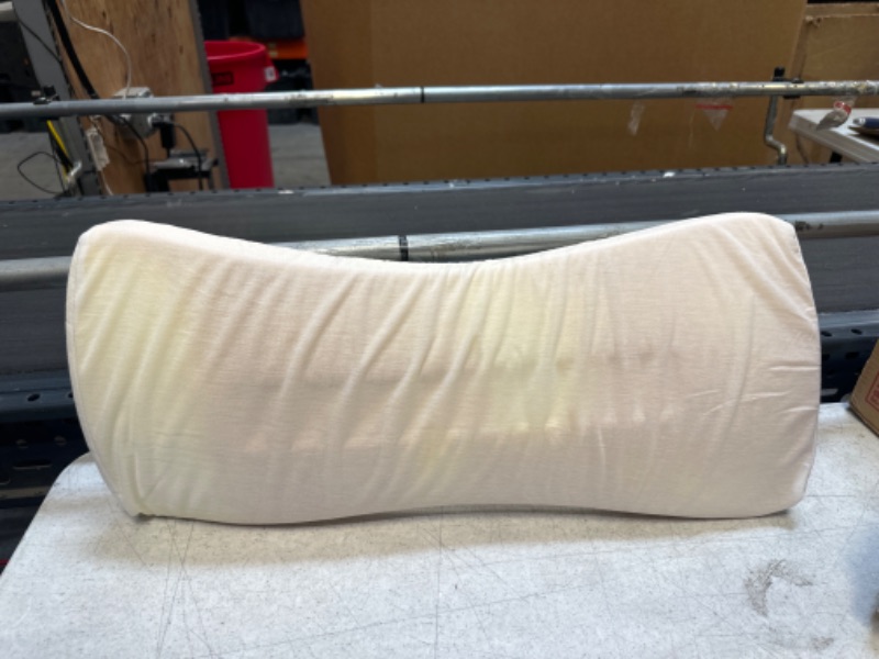Photo 1 of  Foam Back Pillow for Sleeping-Wedge Bolster Pillow Bed Rest