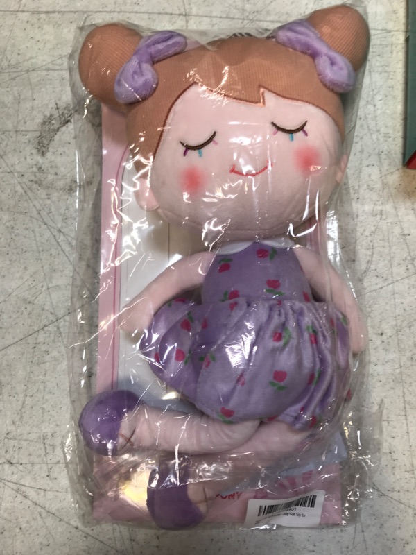 Photo 1 of 15" Soft Baby Doll For Girls - First Baby Doll Plush Rag Doll Sleeping Cuddle Buddy Doll Pajamas
