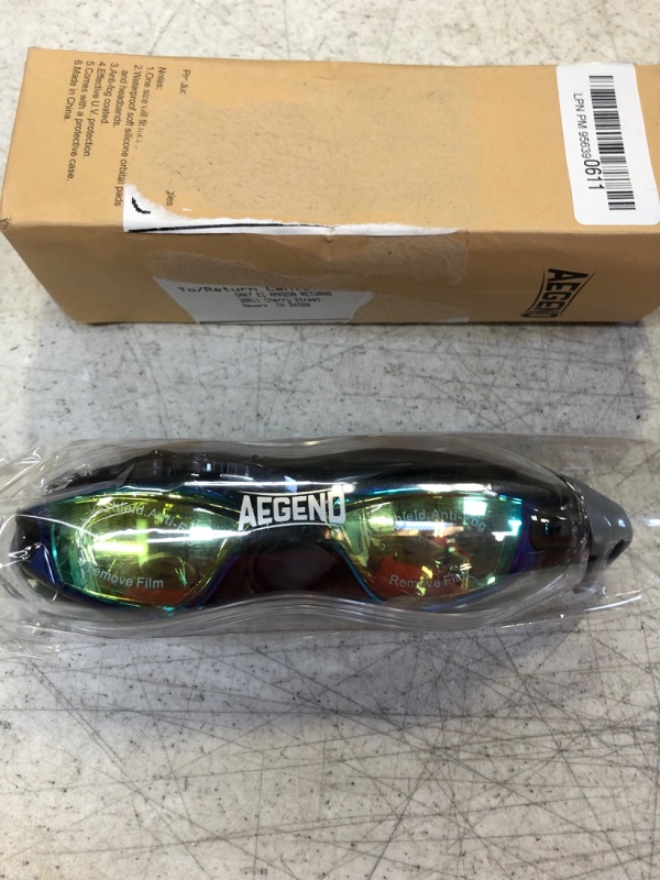 Photo 1 of Aegend Swim Goggles, Swimming Goggles No Leaking Full Protection Adult Men Women Youth Aqua