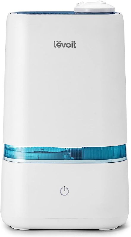 Photo 1 of LEVOIT 4L Humidifiers for Bedroom Large Room & Essential Oil Diffuser, Quiet Cool Mist for Home, Baby and Plants, Last up to 40Hours, Dual 360° Rotation Nozzles, Handle Design, Auto Shut Off, Blue
