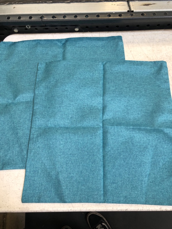 Photo 1 of 2PCS Pillow Cases 18x18" Teal