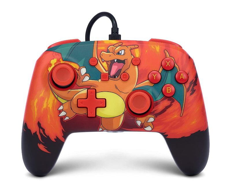 Photo 1 of PowerA Enhanced Wired Controller for Nintendo Switch - Pokémon: Charizard Vortex
