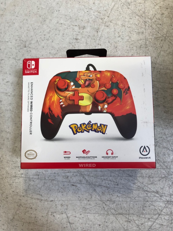 Photo 3 of PowerA Enhanced Wired Controller for Nintendo Switch - Pokémon: Charizard Vortex
