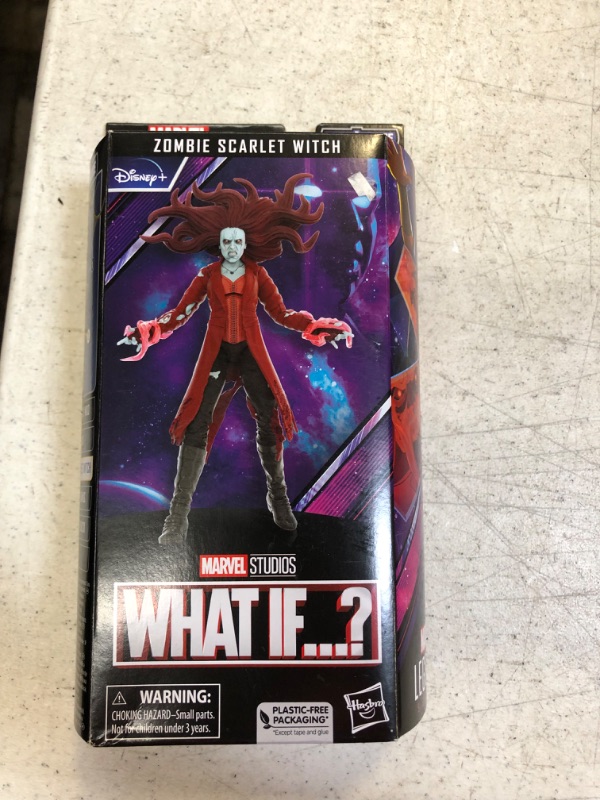 Photo 3 of Marvel Legends Series MCU Disney Plus What If Zombie Scarlet Witch Action Figure 6-inch Collectible Toy, 4 YEARS+