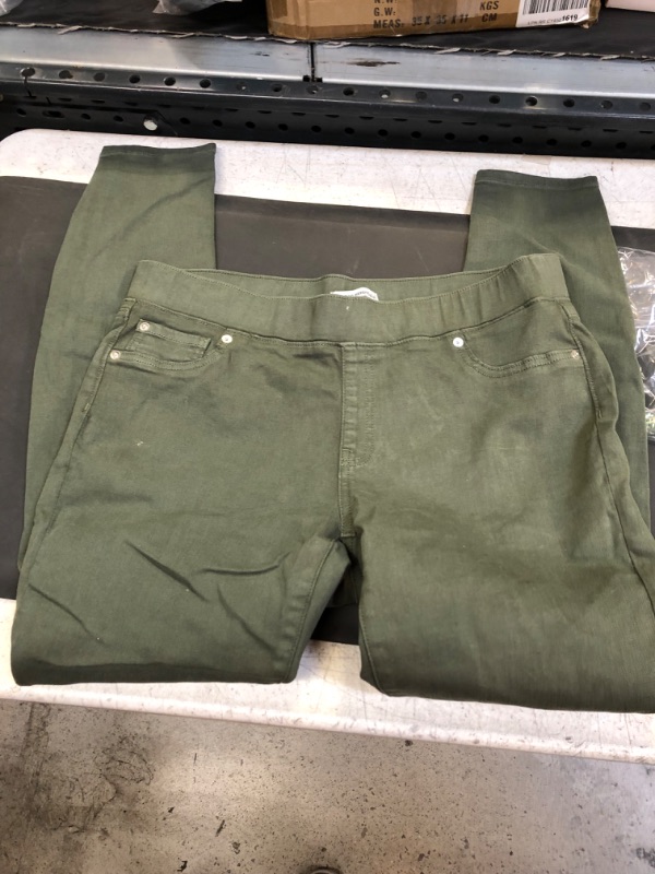 Photo 1 of amazon essential green pants size 14 long 