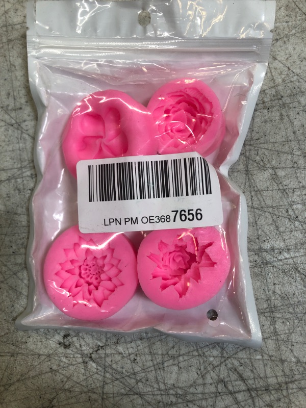 Photo 2 of ZiXiang Orchid Flower Silicone Fondant Molds For Cake Decoration Cupcake Baking Candy Polymer Clay Chocolate Gum Paste Set Of 4 Style B