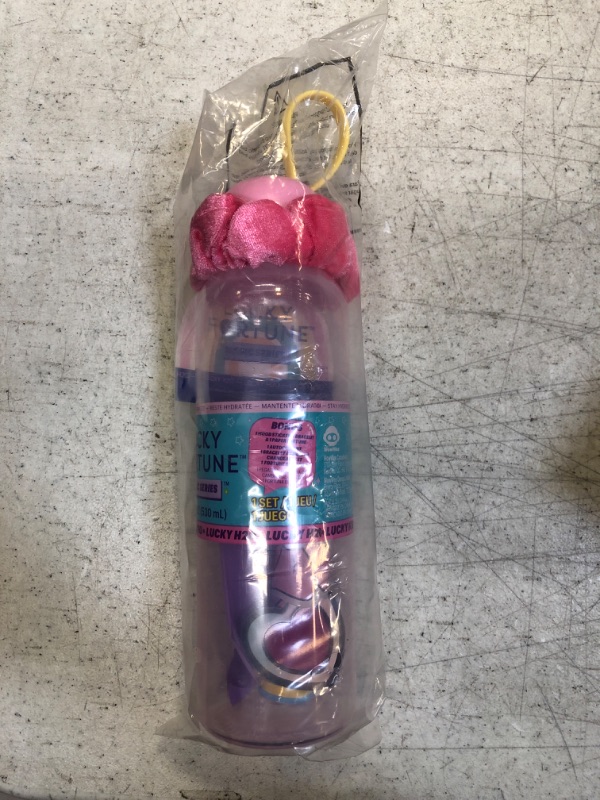 Photo 2 of WowWee Lucky Fortune Magic Series - Reusable Water Bottle, Stickers, Lucky Bracelet, & Scrunchy - Lucky H2O Water Bottle for Teens