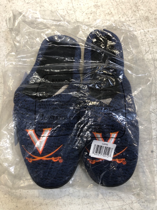 Photo 2 of FOCO Mens NCAA College Team Logo Slippers Large