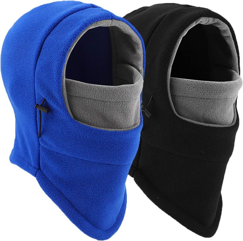 Photo 1 of Balaclava Ski Mask 2 Pcs - Windproof Warmer Fleece Adjustable Winter Mask for Men Women
