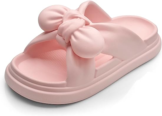 Photo 1 of Cloud Slippers for Women | Non-Slip Bathroom Shower Shoes | Sandals Extremely Comfy | Cushioned Thick Sole | Cute and fashionable 5.5-6.5
