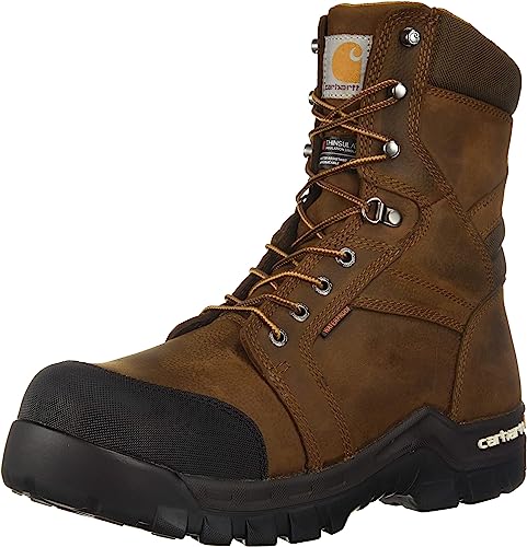 Photo 1 of Carhartt Men's CSA 8-inch Rugged Flex Wtrprf Insulated Work Boot Comp Safety Toe Cmr8939 Industrial - 9.5
