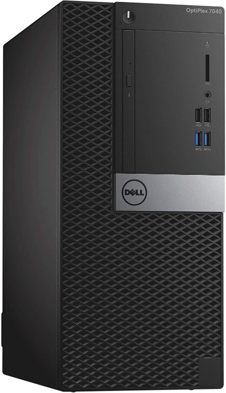 Photo 1 of Dell Optiplex 7040 Mini Tower, Intel Core 6th Generation i5-6500 Processor, 8 GB DDR4, 1 TB HDD, Windows 10 Pro (Renewed)
