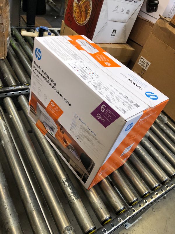 Photo 1 of HP DeskJet 4155e Wireless Color All-in-One Printer & 67XL Tri-Color High-Yield Ink Cartridge | 3YM58AN & 67XL Black High-Yield Ink Cartridge | 3YM57AN Printer + Tri-color Ink + Black Ink
