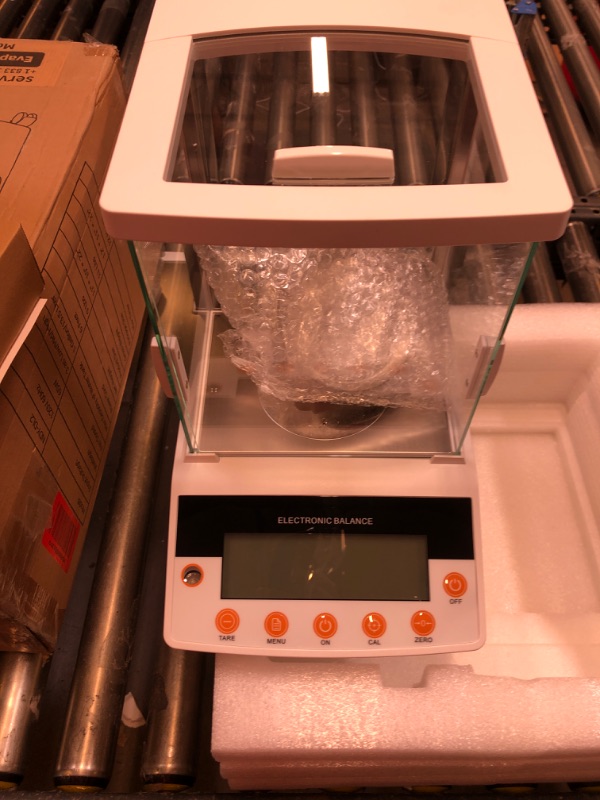 Photo 1 of Bonvoisin Digital Analytical Balance 0.1mg High Precision Lab Scale CE Certificated Electronic Balance 0.0001g Scientific Laboratory Scale (220g, 0.1mg)