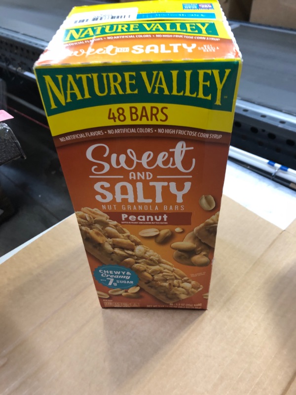 Photo 2 of Nature Valley Granola Bars 48 Count Value Box (Peanut 1.2 oz)  exp date 10/2023
 