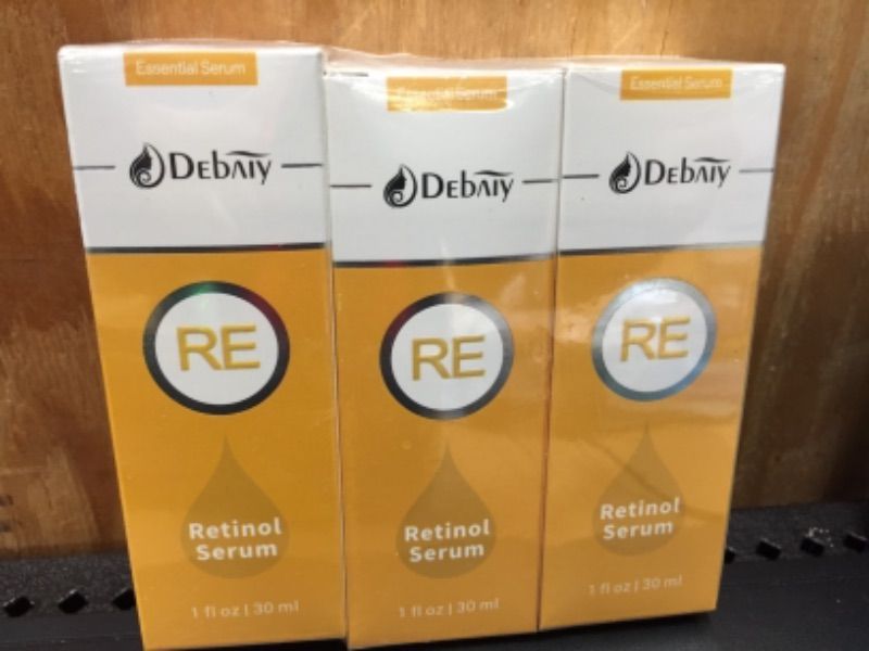 Photo 1 of 3 Pack Retinol Serum for Face Anti Aging Serum Moisturizing for Skin (1Fl.Oz/30ml)
