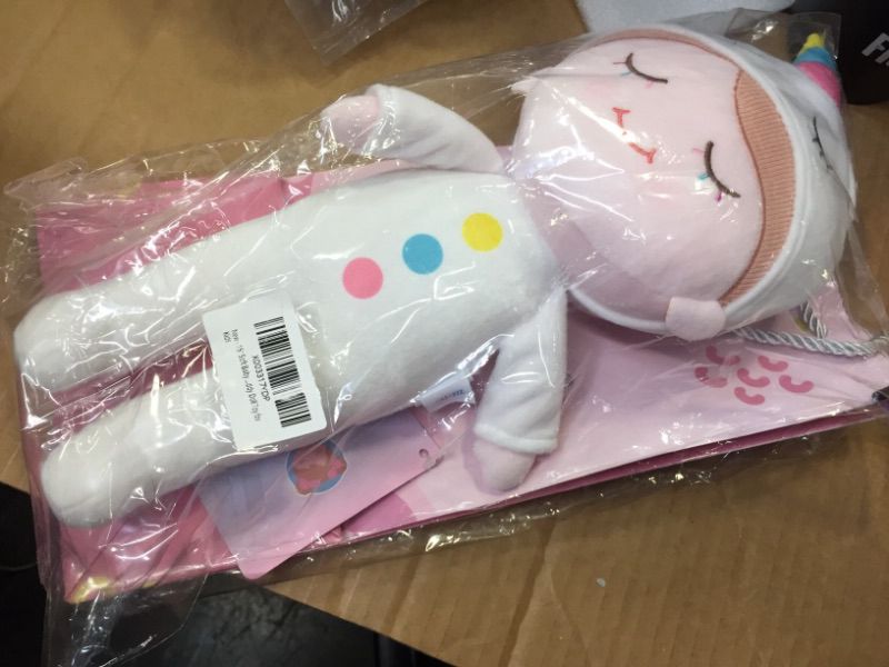 Photo 1 of 15" Soft Baby Doll For Girls - First Baby Doll Plush Rag Doll Sleeping Cuddle Buddy Doll Pajamas Toy For Kids I- Iris13 White Horse
