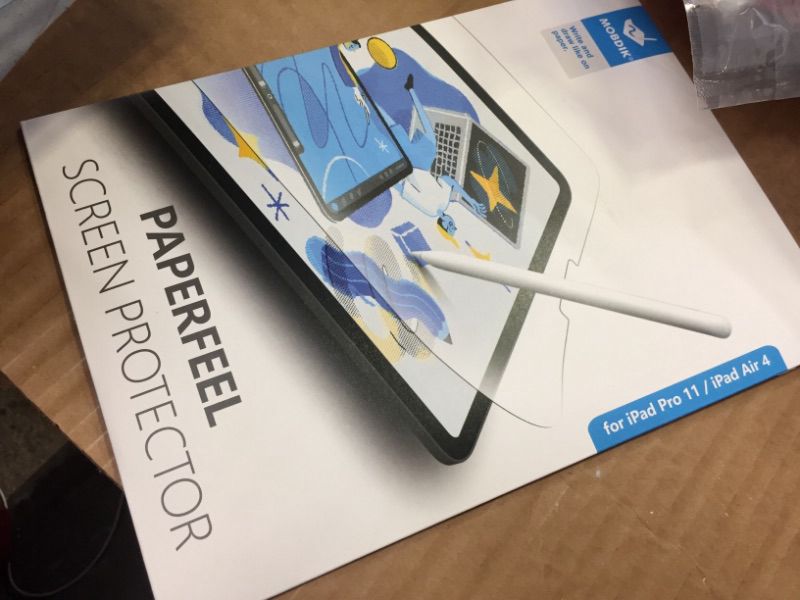 Photo 2 of MOBDIK  Paperfeel Screen Protector Compatible With IPad Pro 11 (2022 & 2021 & 2020)  
