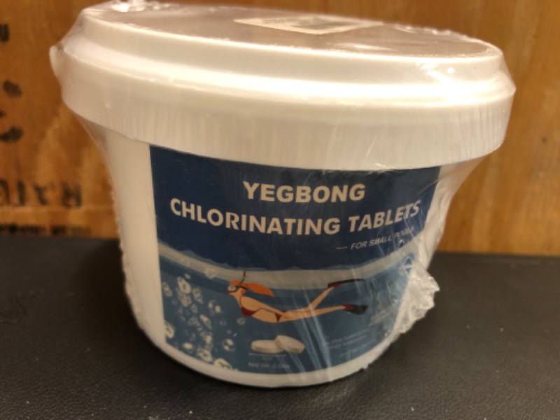 Photo 1 of 1 Inch 0.5 Lb  Pool Chlor?ne Without Dispenser 1" Pool Chlor?nating Without Floater for Swimming Pools Hot Tubs and Spas 