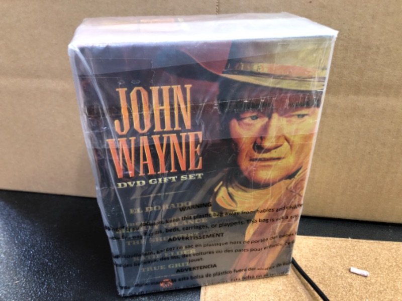 Photo 2 of John Wayne DVD Gift Set (The Shootist/ The Sons of Katie Elder/ True Grit/ El Dorado/ The Man Who Shot Liberty Valance)