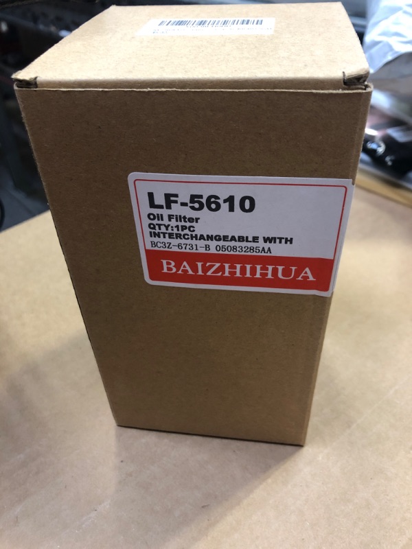 Photo 2 of BAIZHIHUA LF-5610 Oil Filter Replaces 5083285AA 05083285AA Compatible with Dodge Ram 2019 2020 2021 6.7L Turbo Diesel Engines 2500 3500 4500 5500 5.9L 1989-2007 (Pack of 1)