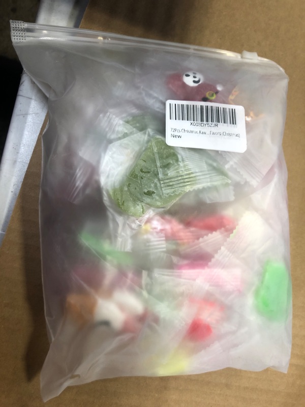 Photo 1 of 72Pcs Christmas Kawaii Squishies,Mini Mochi Squishy Squeeze Toys Stress Reliever Anxiety Packs for Kids Christmas Party Favors (Christmas)