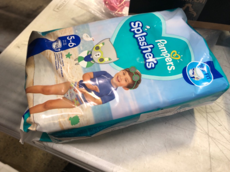 Photo 2 of 10pcs  Splashers Disposable Swim Diapers, Size 5-6 (31+lb.)  