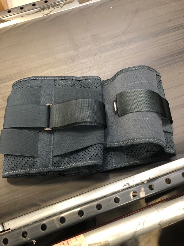 Photo 1 of BERTER Lower Back Brace for Lower Back Pain Relief Sciatica for Men & Women, Adjustable Breathable Lumbar Back Support Belt for Herniated Disc, Scoliosis (XXL, Dark Blue) Dark Blue XX-Large