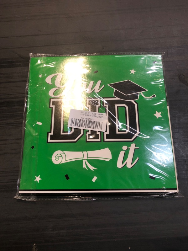 Photo 1 of DAZONGE Graduation Party Decorations 2023 Green - Graduation Card Box Holder - Graduation Box Graduation Gift for 2023 Graduation Decorations