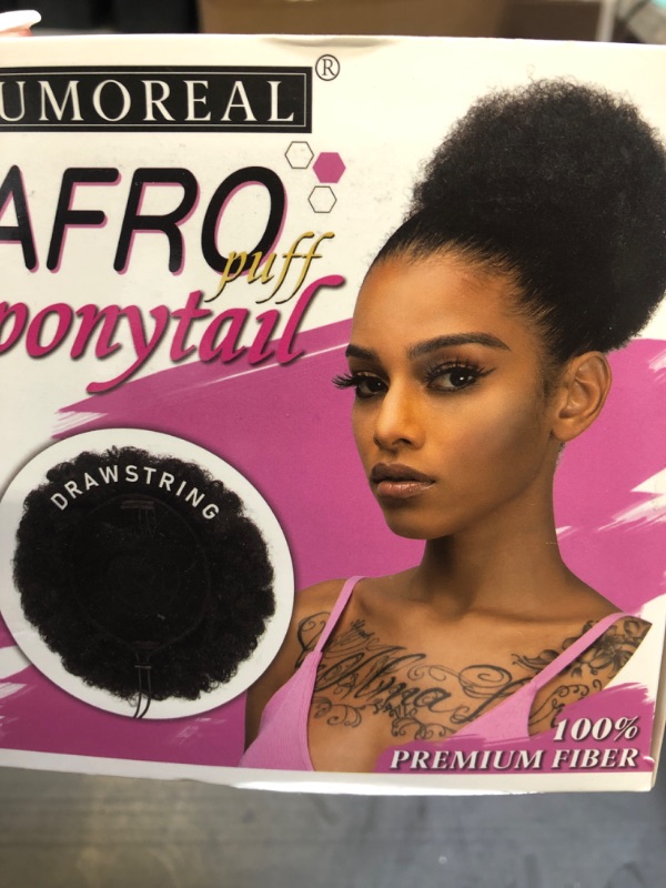 Photo 1 of Yumoreal afro ponytail with drawstring 