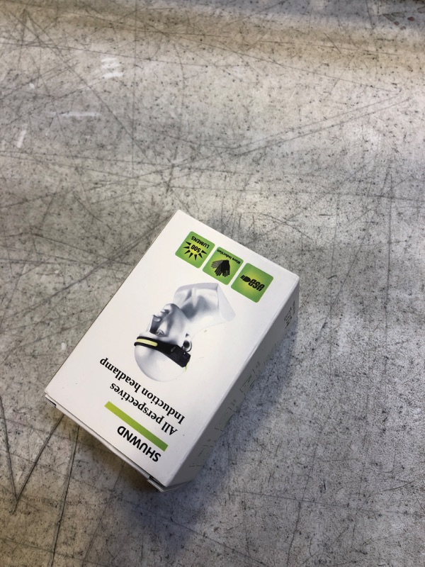 Photo 1 of SHUWND LED Headlamp Rechargeable, 230° All Perspectives Induction Headlamp, 8 Modes Headlight, Lightweight Waterproof Headlamp Flashlight for Running, Hiking, Camping, Fishing 1pc