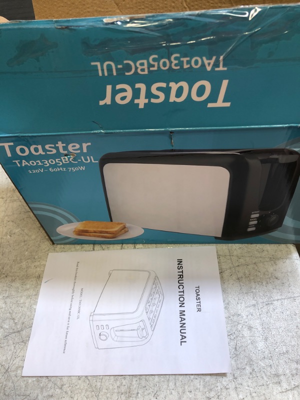 Photo 1 of 2 SLICE BLACK TOASTER 