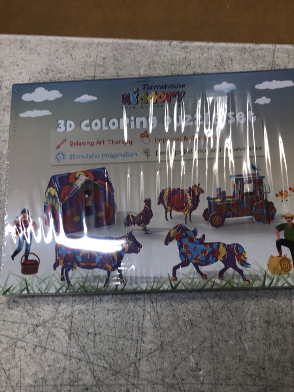 Photo 1 of 3D Coloring Puzzle Set with Unique Mandala Pattern - DIY 3D Puzzles for Kids Ages 7-15 - Arts and Crafts for Girls & Boys 3-d Puzzles Animal Drawing Art Kits for Kids - 6 Different Shapes