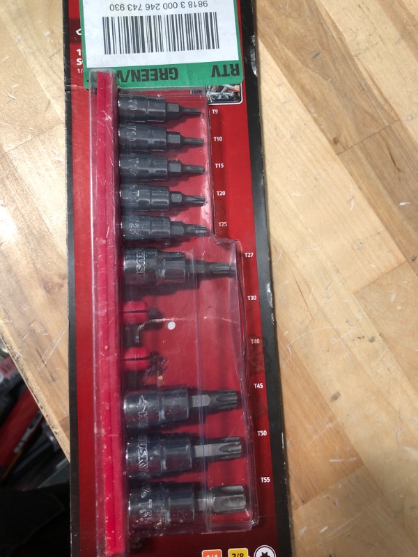 Photo 2 of 1/4 and 3/8 in. Drive Torx Bit Socket Set (11-Piece)