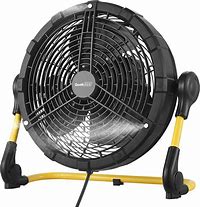 Photo 1 of **PARTS ONLY, NON-FUNCTIONAL** Geek Aire Battery Operated Fan, Rechargeable Outdoor Misting Fan, Ideal for Patio, Camping, More - 12 inch