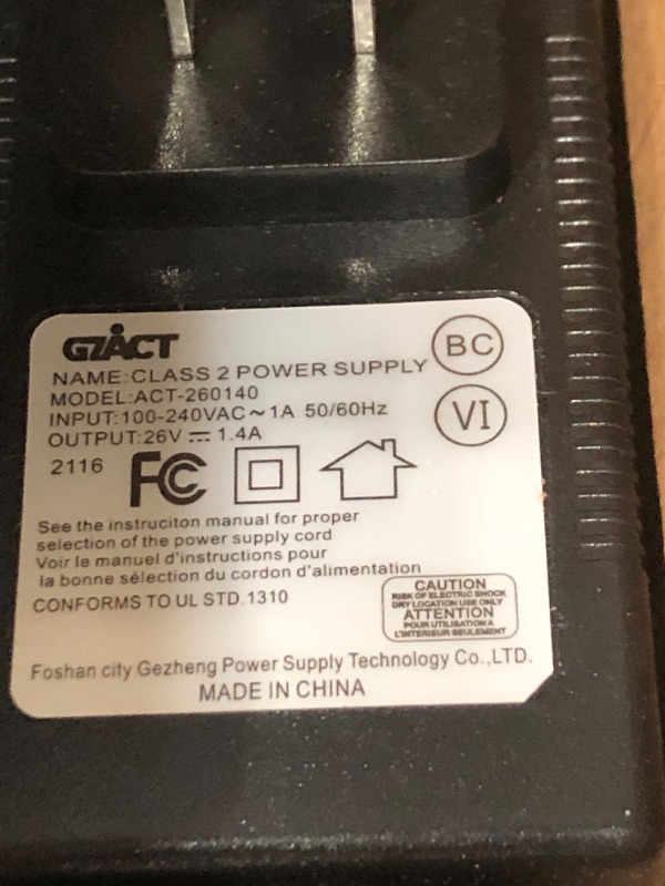 Photo 1 of **PARTS ONLY, NON-FUNCTIONAL** Geek Aire Battery Operated Fan, Rechargeable Outdoor Misting Fan, Ideal for Patio, Camping, More - 12 inch