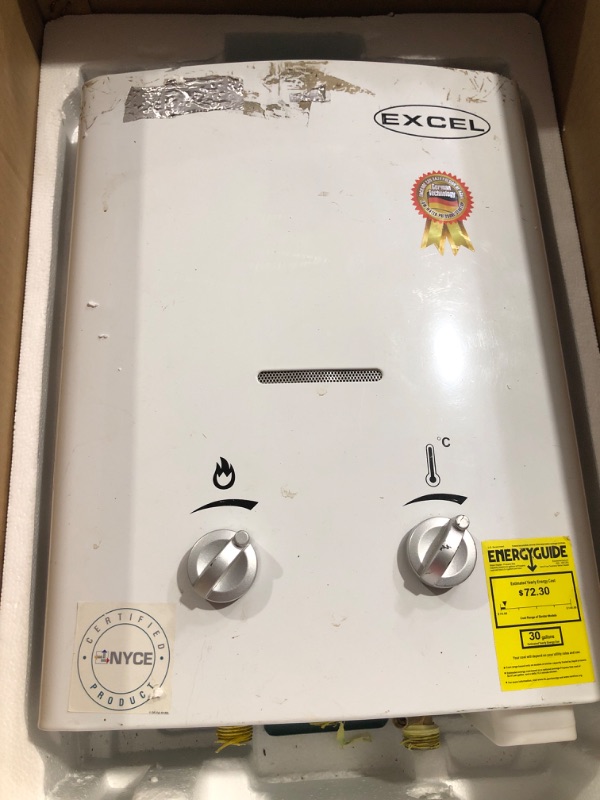 Photo 3 of * main unit damaged and used * see all images *
Gateenon 12L 3.2GPM Tankless Water Heater Propane - Liquid Propane Gas LPG Instant Hot Water Heater 