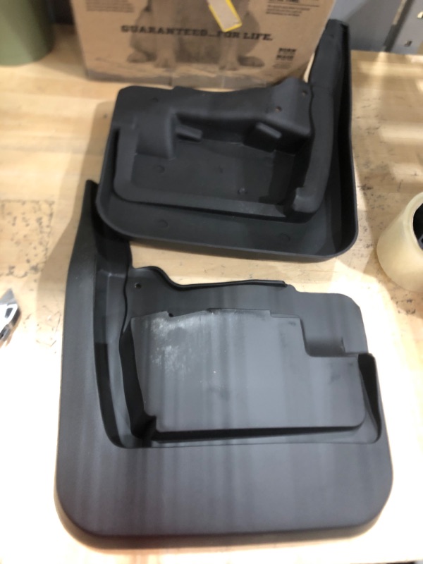 Photo 2 of Husky Liners Mud Guards | Front - Black, 2 Pc. | 58271 | Fits 2019 - 2023 GMC Sierra 1500